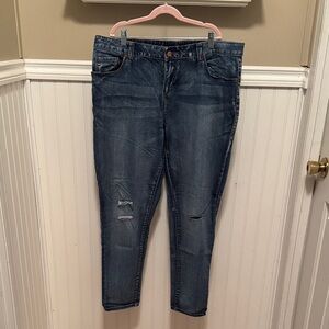 American Rag Distressed Blue Skinny Jeans